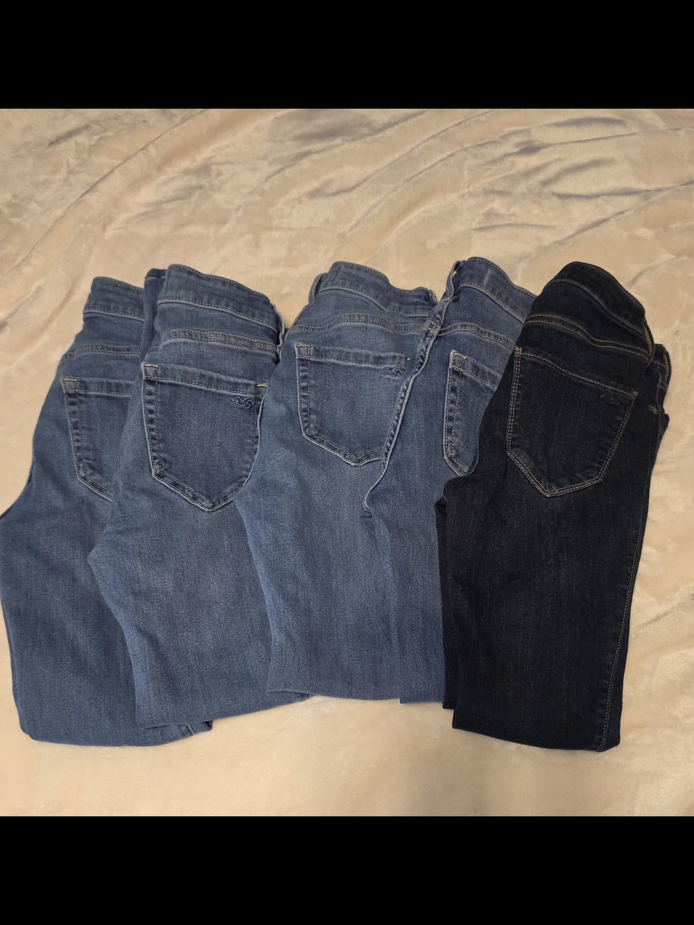 Hollister Girls' Assorted Blue Denim Jeans Pack